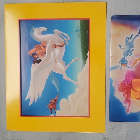 Hercules - Disney Store Exclusive Lithograph with Folder Mat 11" x 14" - Picture 3 of 8
